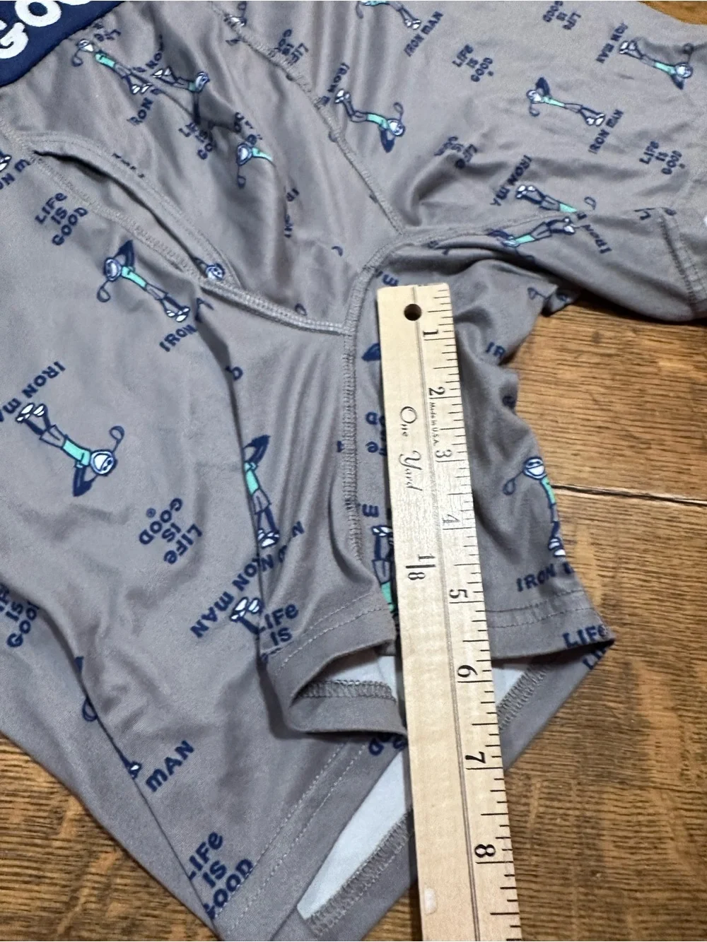 Life Is Good Men’s sz xl Boxer Briefs with Navy Waistband